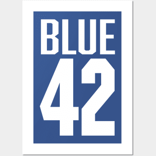 Blue 42 Posters and Art